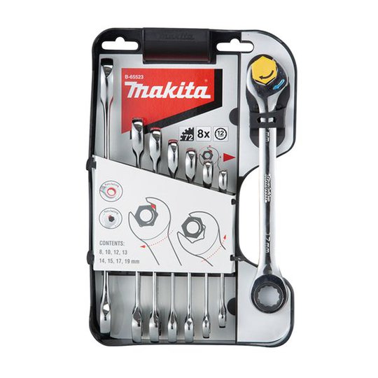Makita B-65523 Räikkäavainsarja 8-osainen