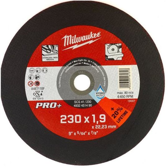 Milwaukee SCS 41 PRO+ Katkaisulaikka 230x1,9 mm
