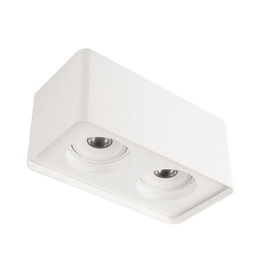 Hide-a-Lite Level Multi Box II Downlight-valaisin 16W, valkoinen, pinta-asennettava 3000K