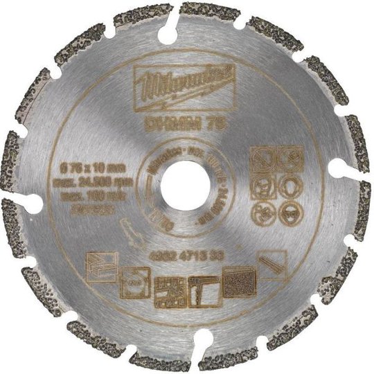 Milwaukee DHHM 76 Timanttikatkaisulaikka Ø 76 mm