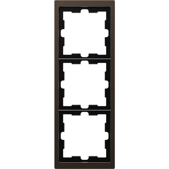 Schneider Electric MTN4030-6552 Yhdistelmäkehys 3 lokero, metalli Mocca