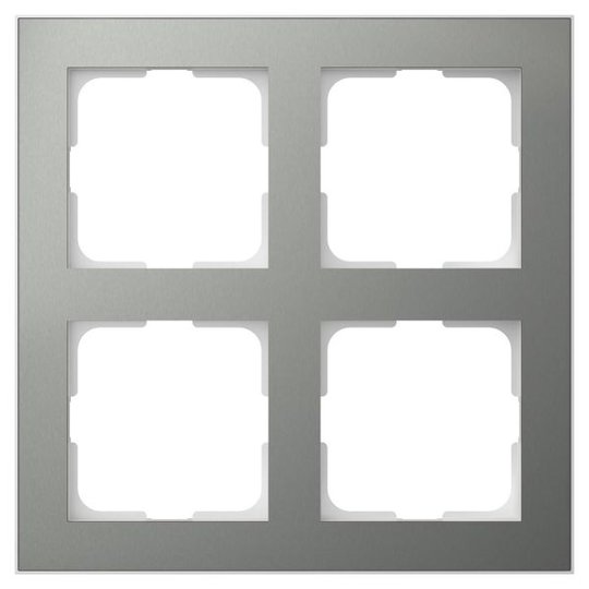 Elko EKO06190 Yhdistelmäkehys sininen metalli/alumiini 2 x 2 lokeroa