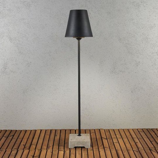 Konstsmide Lucca Lounge Lattiavalaisin 60 W, E24-kanta Musta