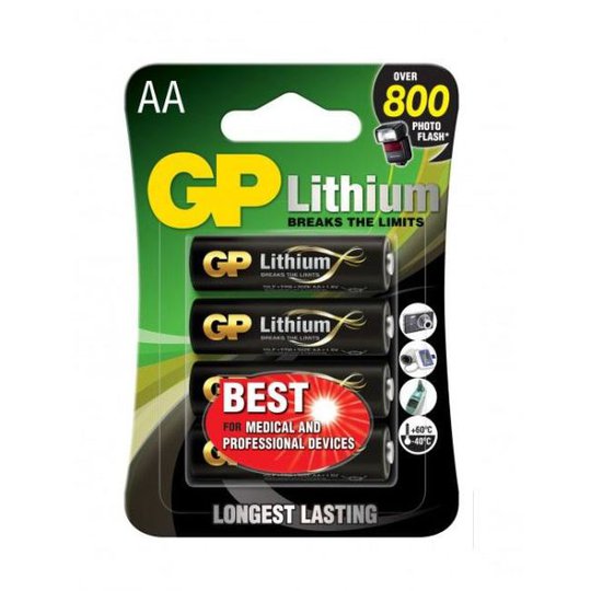 GP Batteries 15LF-2U4 Litiumparisto 1.5 V, 4-pakkaus AA