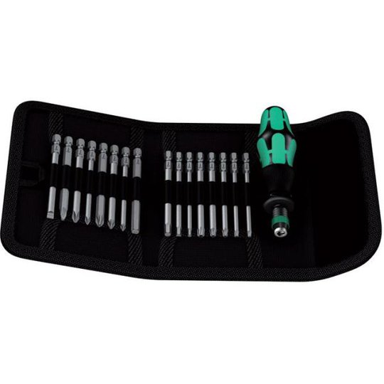Wera 59295 Ruuvitaltta sis. kärkisarjan