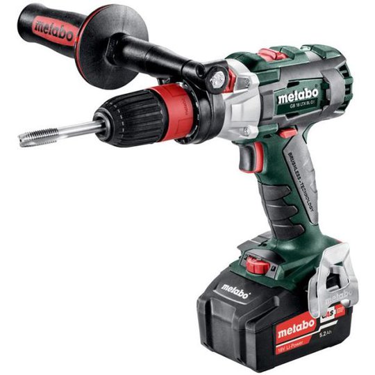 Metabo GB 18 LTX BL Q I Porakone-ruuvinväännin sis. 5,2 Ah:n akut ja ASC 55 -laturin