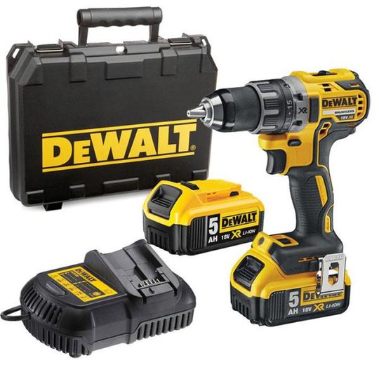 Dewalt DCD791P2 Porakone-ruuvinväännin sis. 5,0 Ah:n akut ja laturin