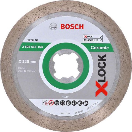 Bosch Best for Ceramic Timanttikatkaisulaikka X-LOCK 110 × 22,23 × 1,8 × 10 mm