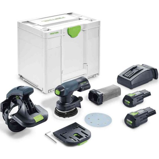 Festool ES-ETSC 125 3,1 I-Plus Akkureunahiomakone sis akut ja laturin
