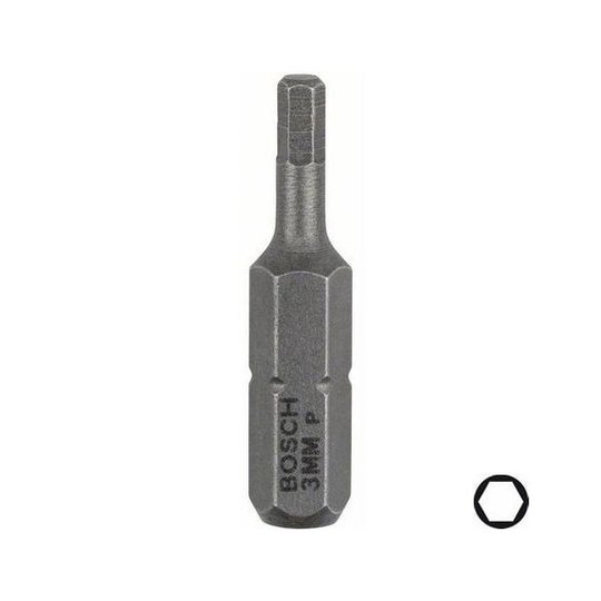 Bosch HEX Ruuvikärjet HEX3 3 kpl 25 mm