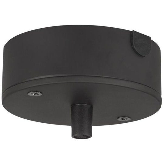 Hide-a-Lite 7910367 Kattokuppi rasialle, pinta-asennus Musta