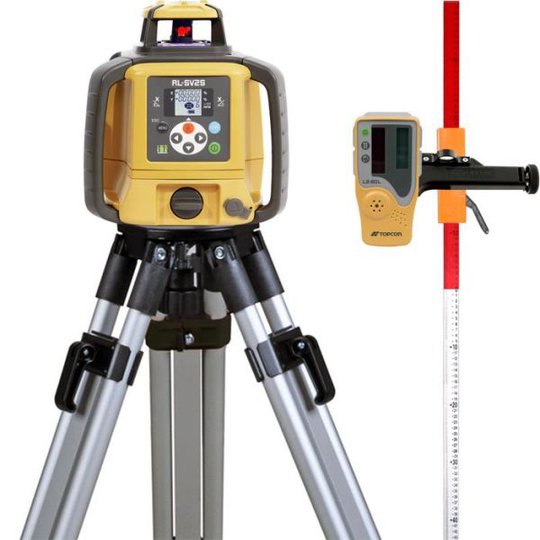 Topcon RL-SV2S Pyörivä laser, paketti