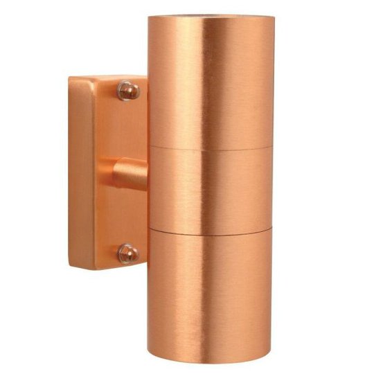 Nordlux TIN 21279930 Julkisivuvalaisin GU10, 2x35W, IP54 Kupari