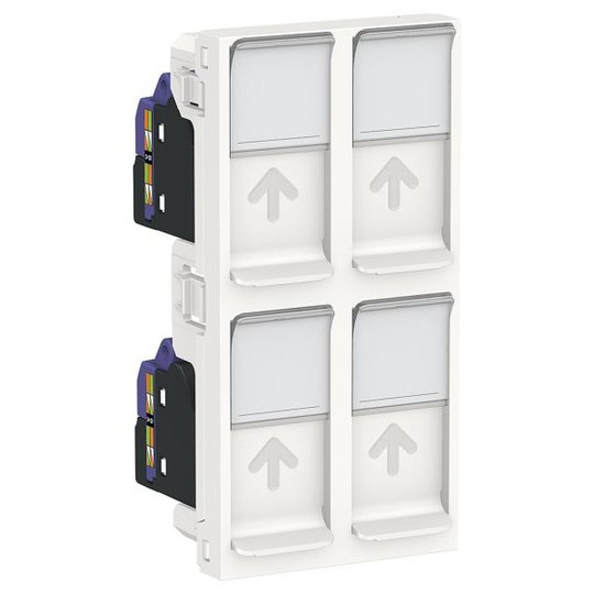 Schneider Electric NU348518 Dataliitin 4-rasiaan, 6A (IEC)
