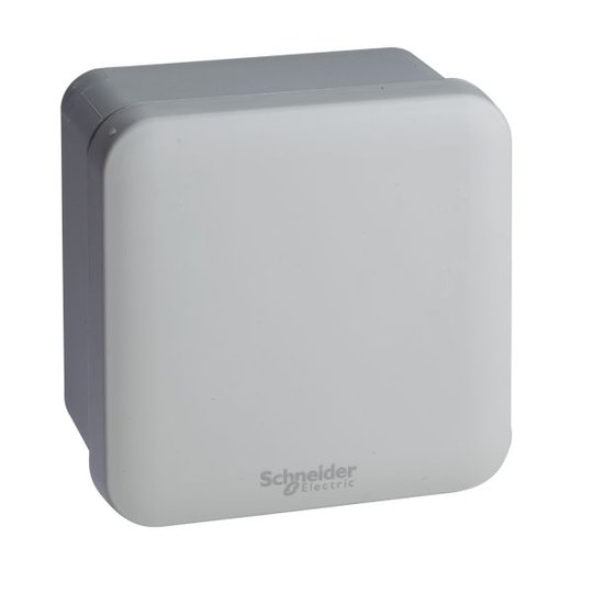 Schneider Electric ENN05044 Kytkentärasia harmaa, sileä, 80x80x45 mm