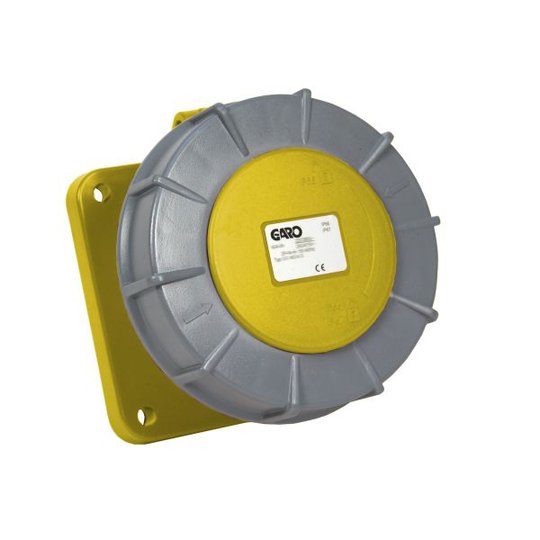 Garo UIV 3125-4 S Paneelin ulostulo IP67, 4-napainen, 125A Keltainen, 4 h