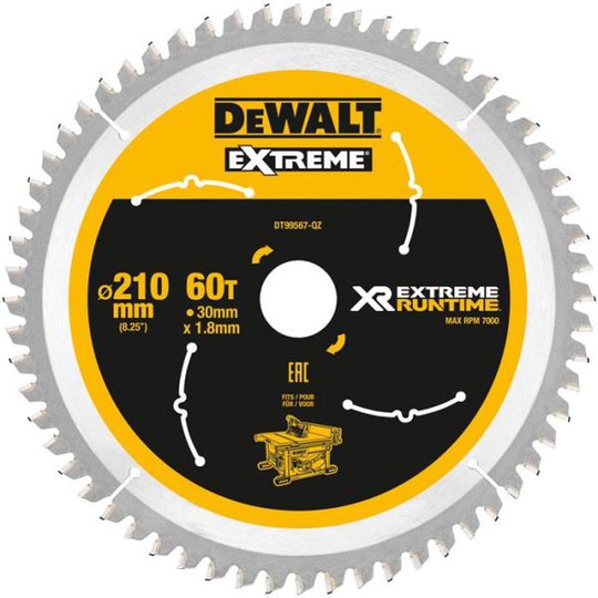 Dewalt DT99567 Sahanterä 60T