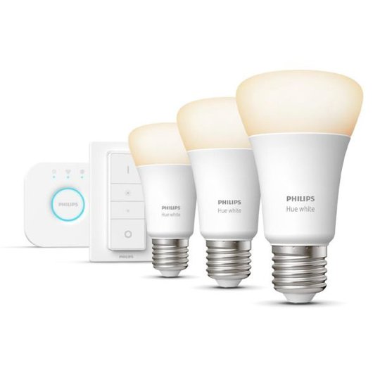 Philips Hue White Aloitussarja älyvalaistukseen, 3 x 9 W