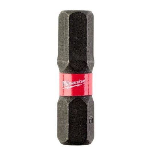 Milwaukee SHOCKWAVE Impact Duty HEX Ruuvikärjet 2 kpl:n pakkaus 6x25 mm.