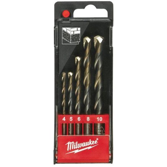 Milwaukee DIN 8039 4932352333 Betoniporasarja pyöreä kiinnike, 5 osaa