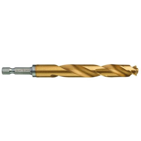 Milwaukee SHOCKWAVE Red Hex HSS-G TIN Metalliporanterä 1 kpl:n pakkaus 12,5 mm