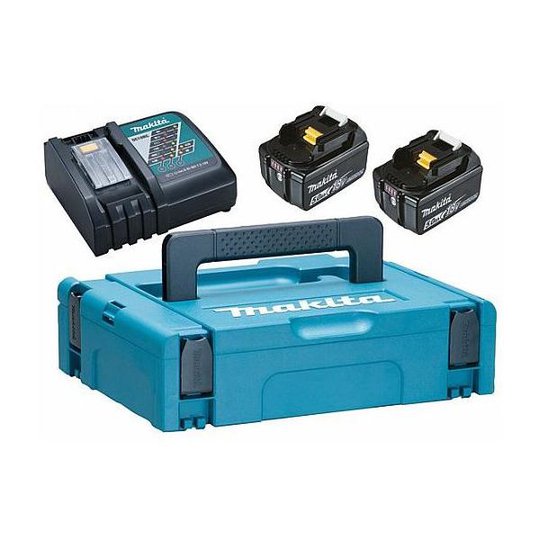 Makita Powerpack 197624-2 Pikalatauslaite 2 x 5,0 AH + latauslaite