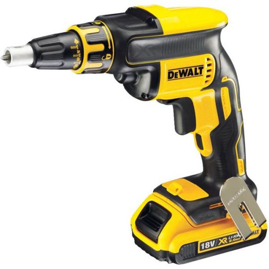Dewalt DCF620D2 Kipsiruuvinväännin sis. 2,0 Ah:n akut ja laturin