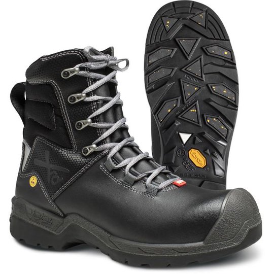 Jalas 1368 Heavy Duty Suojakengät S3, lämmin vuori, musta Koko 35