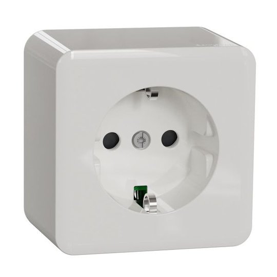 Schneider Electric Exxact Seinäpistorasia 1-osainen, pinta-asennus Ruuviliitäntä