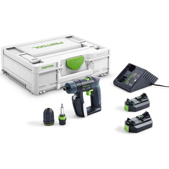 Festool CXS 2,6-Plus Ruuvinväännin sis. akut ja laturin