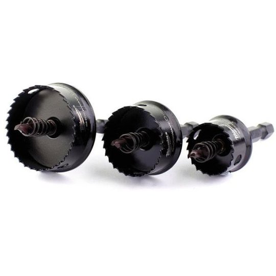 Milwaukee SHOCKWAVE Reikäsahasarja 3 osaa Ø 22, 29, 35 mm