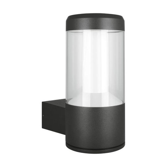LEDVANCE Outdoor LED Facade Lantern Seinävalaisin 12 W, 3000 K, 610 lm, harmaa
