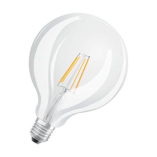 Osram PARATHOM Retrofit CLASSIC GLOBE LED-valo kirkas, 2700K, E27 4W, 470 lm