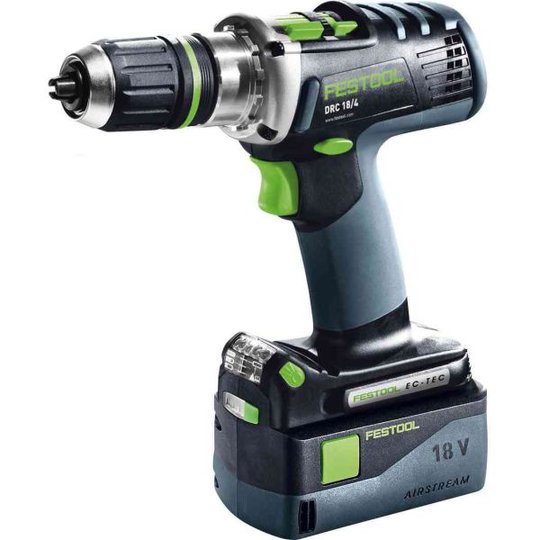 Festool DRC 18/4 5,2/4,0 I-Set-SCA QUADRIVE Ruuvinväännin sis. akut ja laturin