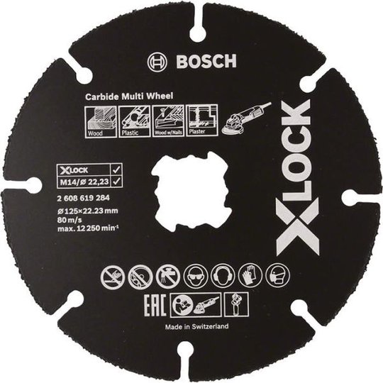 Bosch Carbide Multi Wheel Katkaisulaikka X-LOCK 115 × 1 × 22,23 mm