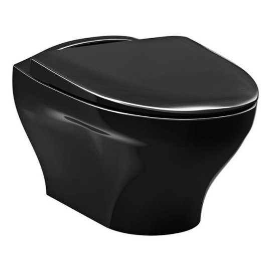 Gustavsberg Estetic 8330 WC-istuin musta