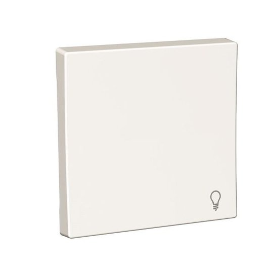 Schneider Electric Exxact Vipupainike valkoinen, symbolilla Lamppusymboli
