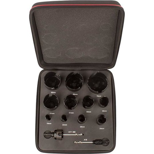 Starrett KMP11021 Reikäsahasarja Multi Purpose, 13 osaa