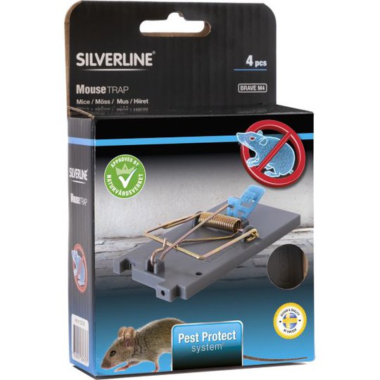 Silverline Brave Hiirenloukku 4 kpl