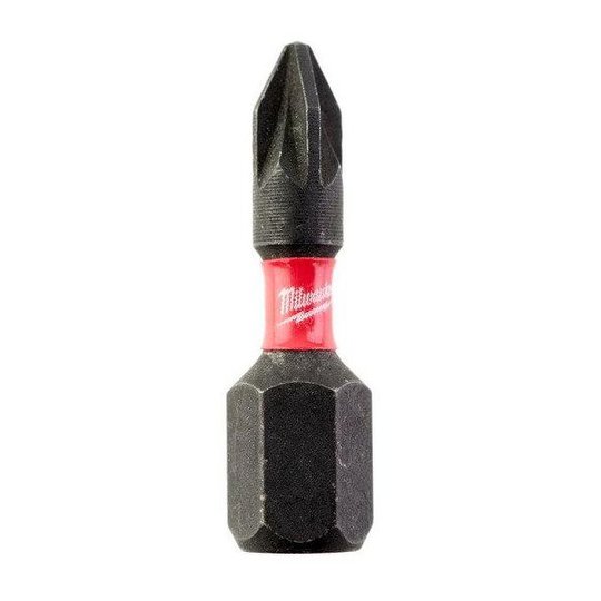 Milwaukee SHOCKWAVE Impact Duty PZ1 Ruuvikärjet 2 kpl:n pakkaus 25 mm