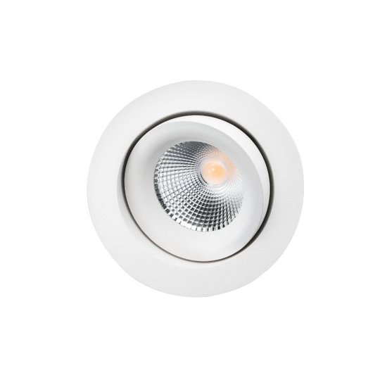 SG Armaturen Junistar Lux Isosafe Downlight-valaisin 7 W, valkoinen 560 lm