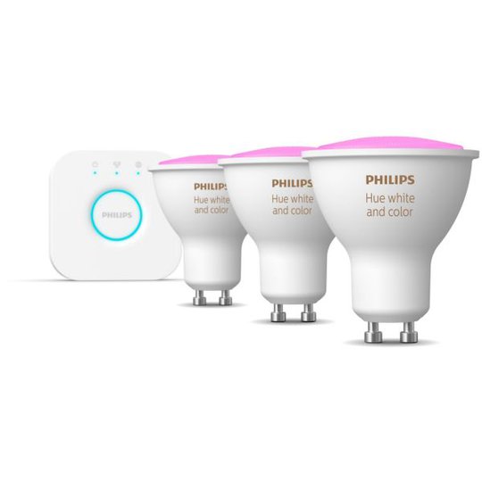 Philips Hue White and Color Ambiance Aloitussarja älyvalaistukseen, 3 x 5.7W