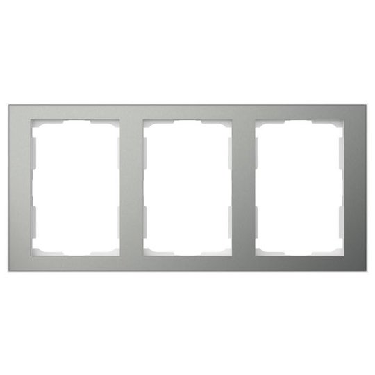 Elko EKO06183 Yhdistelmäkehys sininen metalli/alumiini, 1 ½ lokeroa 3 x 1½ lokeroa