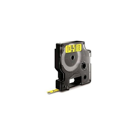 DYMO Standard D1 Teippi 6mm Musta teksti, keltainen pohja