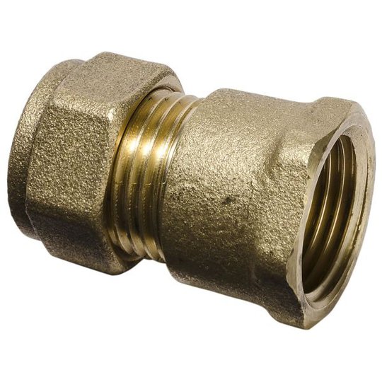 Gelia 3006155122 Kiristysrengasliitin suora, PEXille, sis. tukiholkin sisäkierre, 15xG15