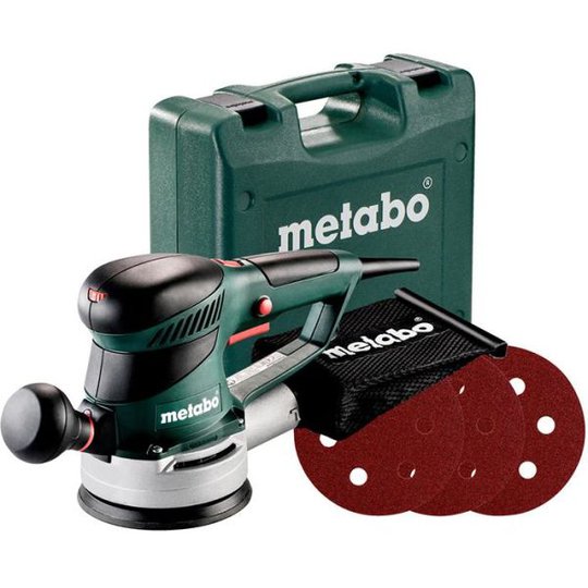Metabo SXE 425 TURBOTEC SET Epäkeskohiomakone Mukana 12 hioma-arkkia, 320 W