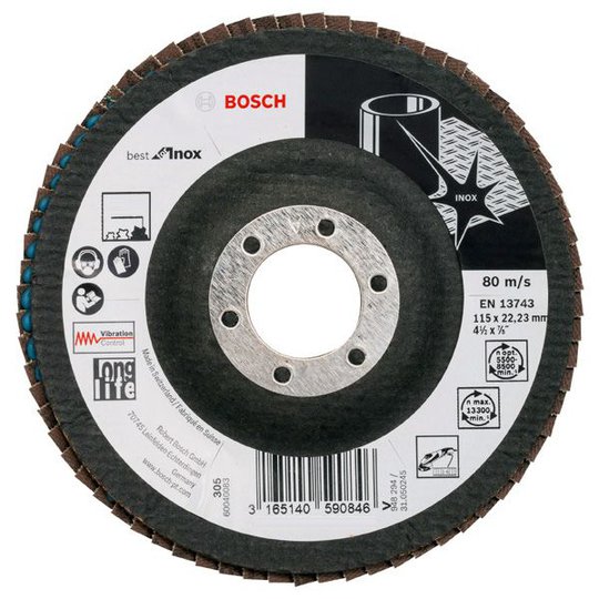 Bosch Best for Inox Lamellihiomalaikka 115x22,23mm K40
