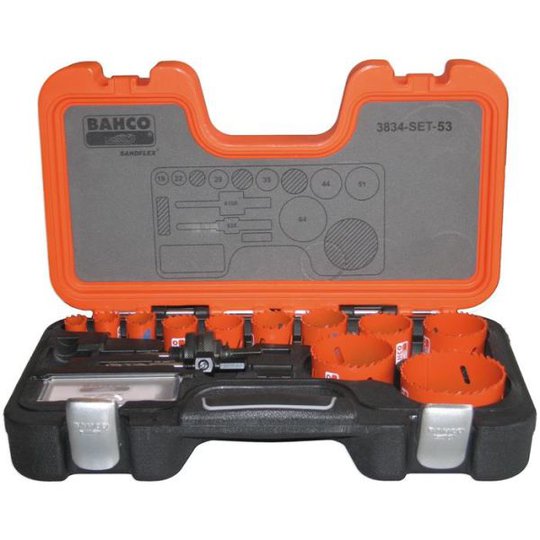 Bahco 3834-SET-53 Reikäsahasarja