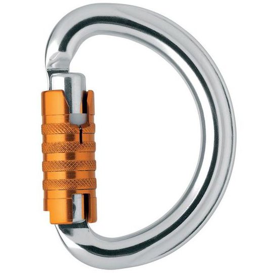 Petzl Omni Triact autolock Sulkurengas Valkoinen/oranssi
