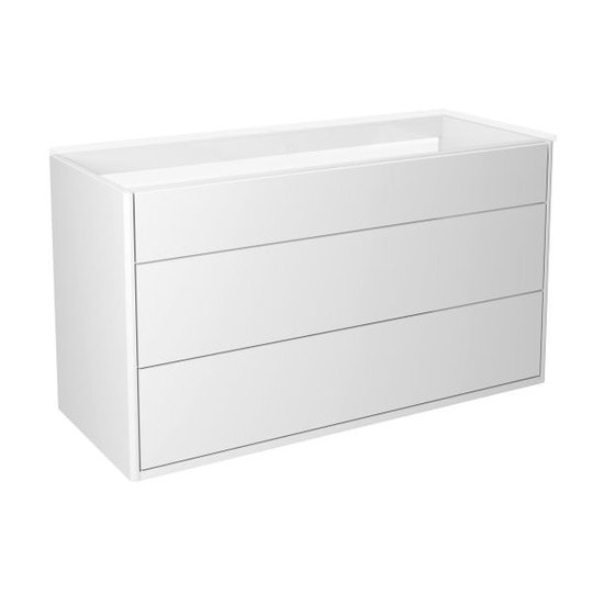 Gustavsberg Graphic Komuutti 100 cm, ilman pesuallasta valkoinen